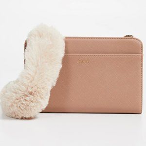 Calpak Kaya Travel Wallet in Caramel